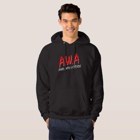 Anal Lovers With Attitude Funny Buttsex And Chill Hoodie (Vorne ganz)
