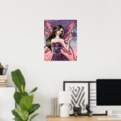 Analiese - Butterfly Fairy Poster (Heimbüro)