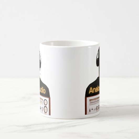 Analog Audio Audiophiles anschließen Kaffeetasse (Mittel)