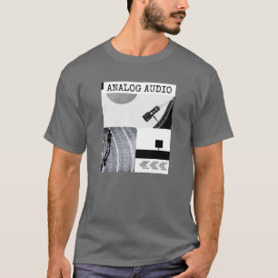Analog Audio Vinyl Record Player T - Shirt
