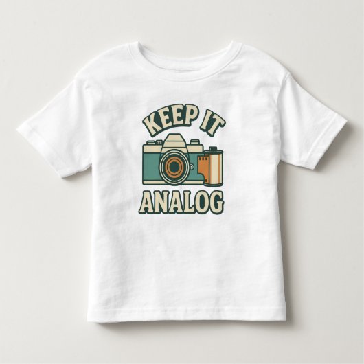Analog behalten kleinkind t-shirt (Vorderseite)