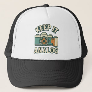 Analog behalten truckerkappe
