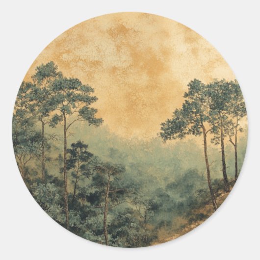 Analog Classic Forest Aufkleber (Vorderseite)