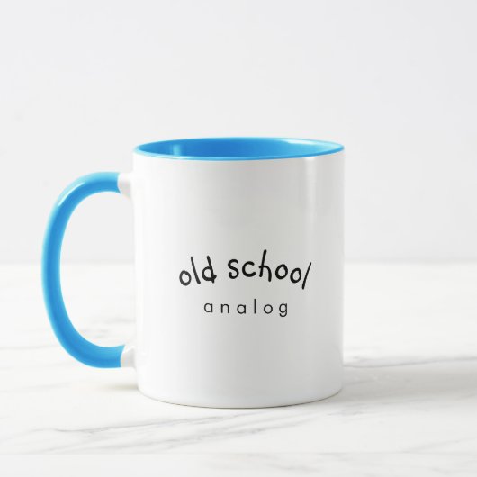 Analog Coffee Tasse der Old School (Links)