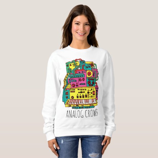 Analog Crowd Doodle Sweatshirt (Vorne ganz)