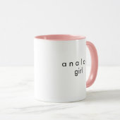 Analog Girl Coffee Tasse (VorderseiteRechts)