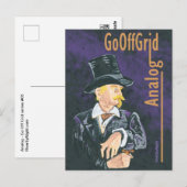 Analog - Go Off Grid Serie #05 Postkarte (Vorne/Hinten)