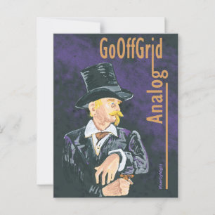 Analog - Go Off Grid Serie #05 Postkarte