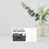 Analog-Kamera-Fotografie-Visitenkarte Visitenkarte (Stehend Vorderseite)