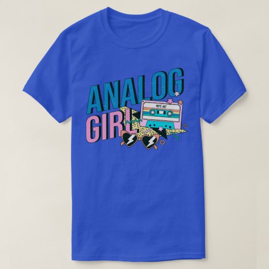 Analog Mädchen T-Shirt (Design vorne)