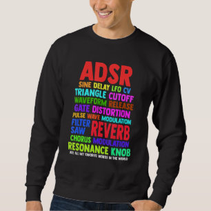 Analog Modular Synthesizer I Musicians Eurorac Sweatshirt