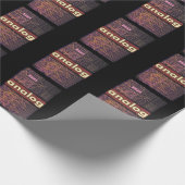 Analog Modular Synthesizer Retro Synth Producer Geschenkpapier (Ecke)