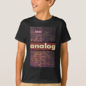Analog Modular Synthesizer Retro Synth Producer T-Shirt (Vorderseite)