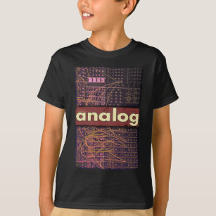 Analog Modular Synthesizer Retro Synth Producer T-Shirt