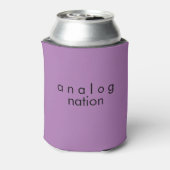 Analog Nation Lavendel Schaum kann kühler Dosenkühler (Kanne Rückseite)