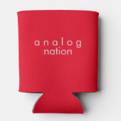 Analog Nation Red foam Can Cooler Dosenkühler (Rückseite)
