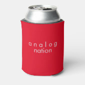 Analog Nation Red foam Can Cooler Dosenkühler (Kanne Rückseite)