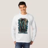 Analog Nostalgie, Vintages Design T-Shirt (Vorne ganz)