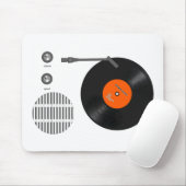Analog record player mousepad (Mit Mouse)