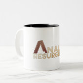Analog Resurgence Titel Tasse (Vorderseite Links)