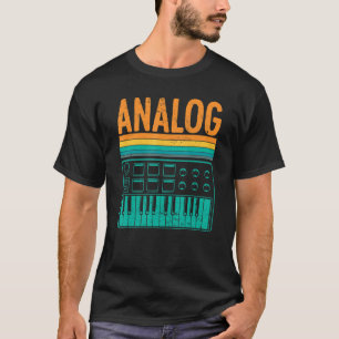 Analog Synthesizer Keyboard Musician Keyboarder T-Shirt