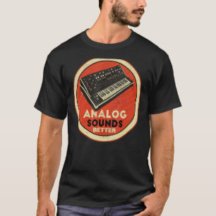 ANALOG SYNTHESIZER MUSIC RECORO DESIGN T-Shirt