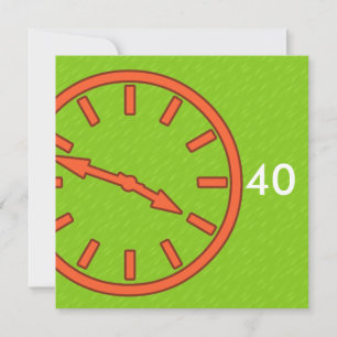Analog-Uhr-Gesichtserkennung für Mix- und Match-Au Save The Date