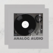 AnalogAudio Einladung (Vorne/Hinten)