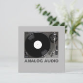 AnalogAudio Einladung (Stehend Vorderseite)