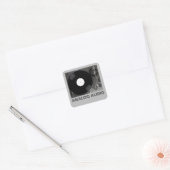 AnalogAudio Quadratischer Aufkleber (Umschlag)