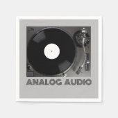 AnalogAudio Serviette (Vorderseite)