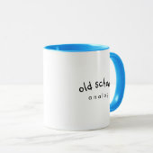 Analoge Coffee-Mug im Retro-Stil Tasse (VorderseiteRechts)