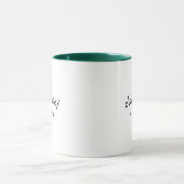 Analoge Coffee-Mug im Retro-Stil Tasse (Zentrum)