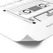 Analoge Erinnerungen | Erinnerungen der Musik | Mu Poster (Ecke)