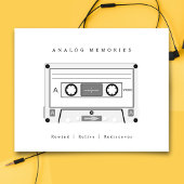 Analoge Erinnerungen | Erinnerungen der Musik | Mu Poster