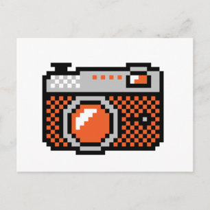 analoge Fotokamera Postkarte