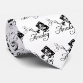 Analoge Kassetten-Krawatte Krawatte (Gerollt)