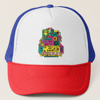 Analoge Menge Truckerkappe