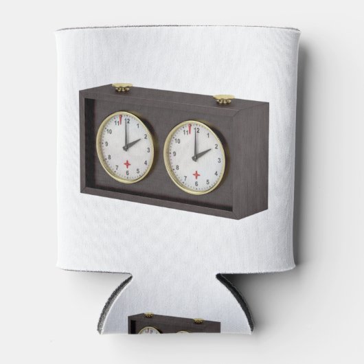 Analoge Schachuhr Dosenkühler (Vorderseite)