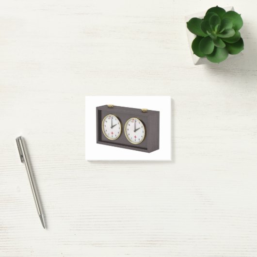 Analoge Schachuhr Post-it Klebezettel (Büro)