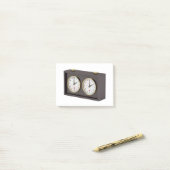 Analoge Schachuhr Post-it Klebezettel (Auf Schreibtisch)