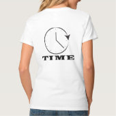 Analoge Uhr T-Shirt (Rückseite)