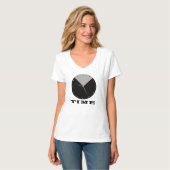 Analoge Uhr T-Shirt (Vorderseite Vollansicht)