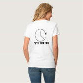 Analoge Uhr T-Shirt (Rückseite Vollansicht)