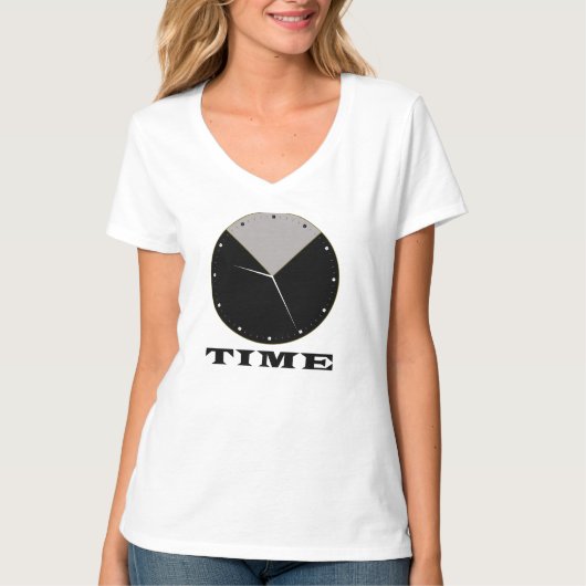 Analoge Uhr T-Shirt (Vorderseite)