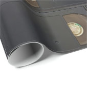 Analoge Videocaesettes Geschenkpapier (Rolleneckpunkt)