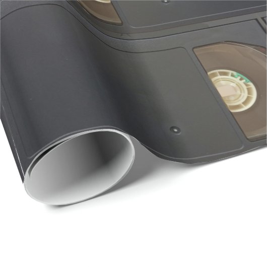Analoge Videocaesettes Geschenkpapier (Rolleneckpunkt)