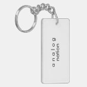 Analoger Audio-Schlüsselanhänger-Tastatur | Doppel Schlüsselanhänger (Vorderseite links)
