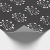 Analoger Geschenkpapier (Ecke)