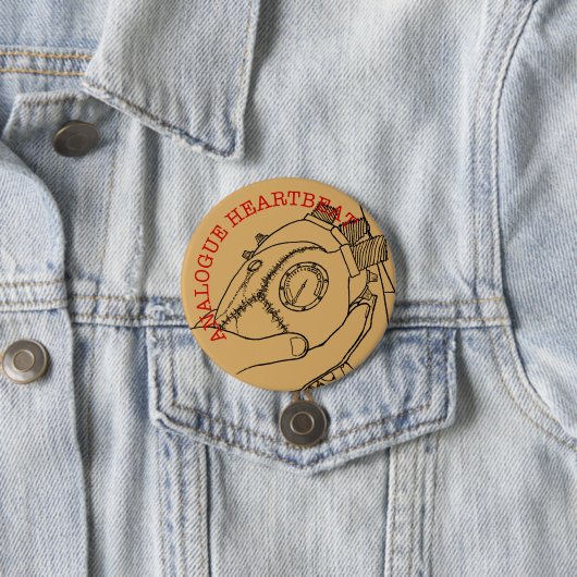 Analoger Herz-Schlag Button (Beispiel)
